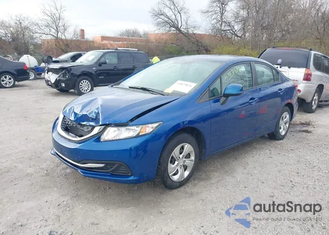 2013 Honda Civic Lx z USA, uszkodzony, nr VIN 19XFB2F5XDE095733